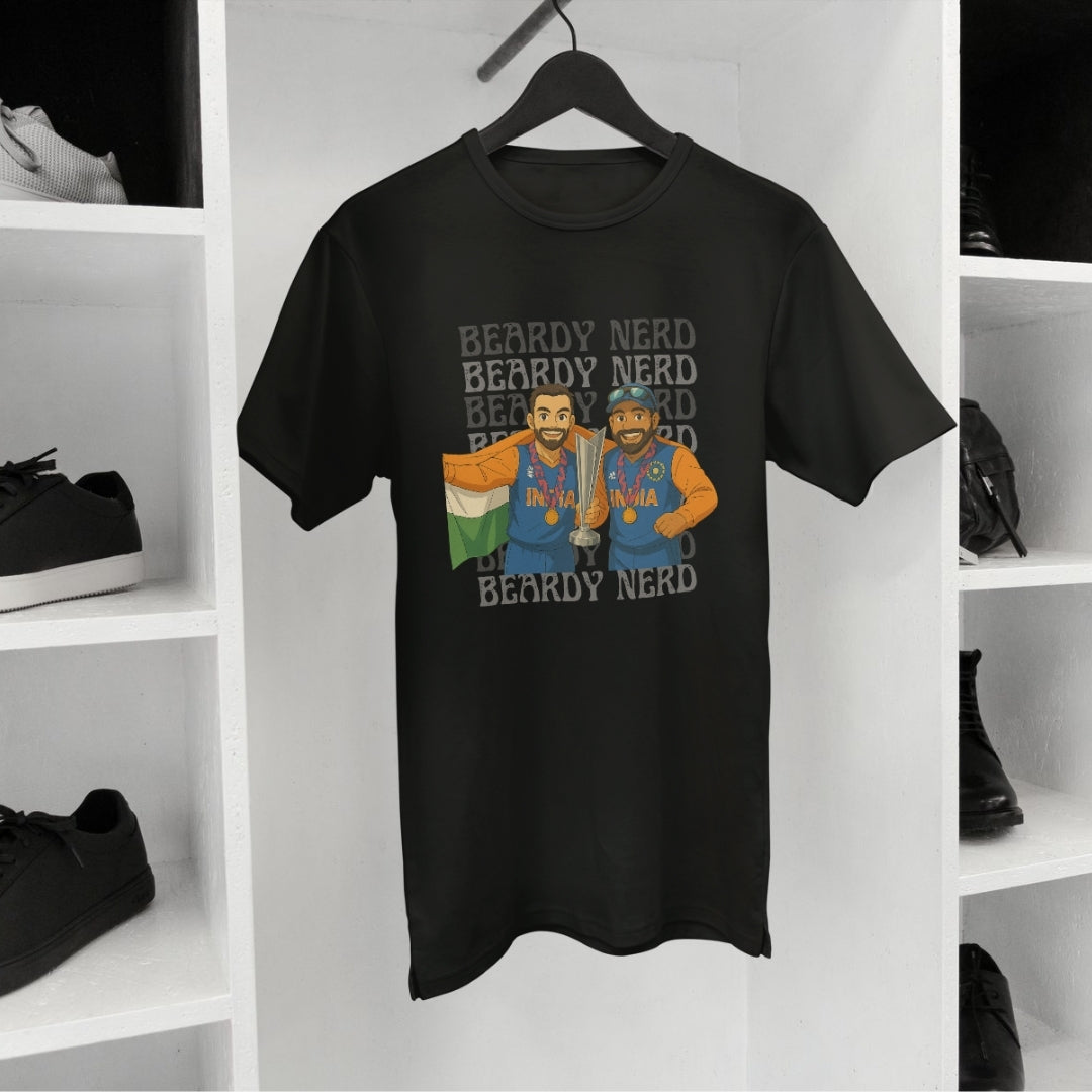 Rohit & Virat in Ghibli Glory Tees