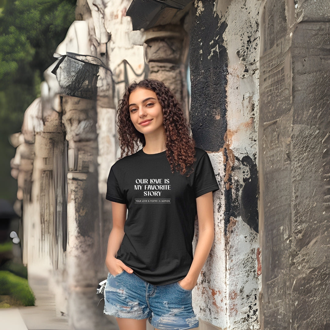 Our Love Is My Favorite Story Tee For Female