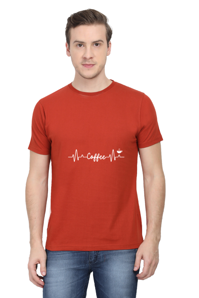 Heartbeats & Coffee: The Dev Lifeline T-Shirt (Light)