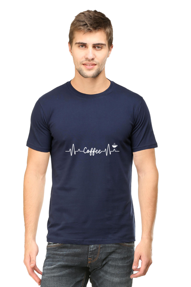 Heartbeats & Coffee: The Dev Lifeline T-Shirt (Light)