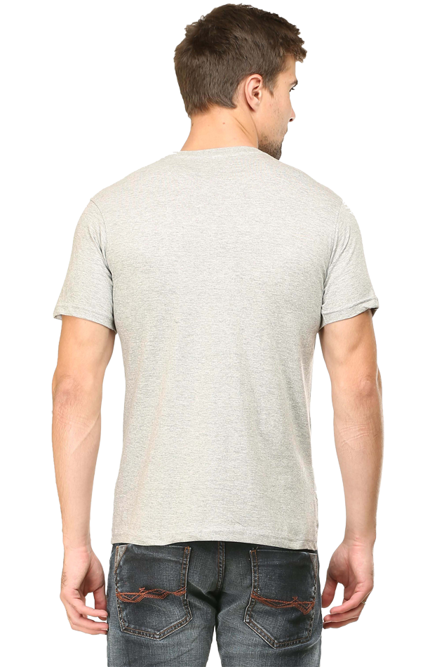 Social Life Loading T-Shirt - Round Neck Half Sleeves Classic (Black)